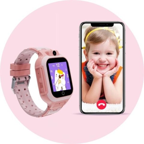 SMARTWATCH DZIECIĘCY PACIFIC 33-2 KIDS - pink (sy029b) SMARTWATCH DZIECIĘCY PACIFIC 33-2 KIDS - pink (sy029b)