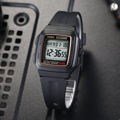 ZEGAREK MĘSKI CASIO F-201WA-9A (zd164a) - KLASYKA + BOX ZEGAREK MĘSKI CASIO F-201WA-9A (zd164a) - KLASYKA + BOX