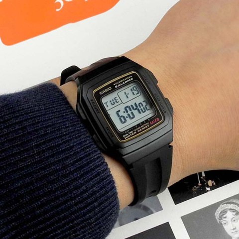ZEGAREK MĘSKI CASIO F-201WA-9A (zd164a) - KLASYKA + BOX ZEGAREK MĘSKI CASIO F-201WA-9A (zd164a) - KLASYKA + BOX