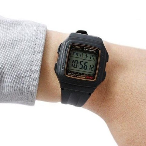 ZEGAREK MĘSKI CASIO F-201WA-9A (zd164a) - KLASYKA + BOX ZEGAREK MĘSKI CASIO F-201WA-9A (zd164a) - KLASYKA + BOX