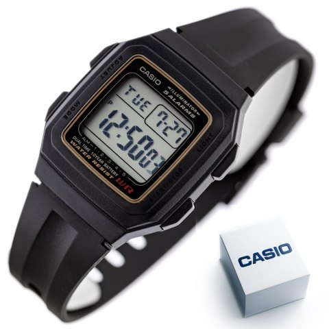 ZEGAREK MĘSKI CASIO F-201WA-9A (zd164a) - KLASYKA + BOX ZEGAREK MĘSKI CASIO F-201WA-9A (zd164a) - KLASYKA + BOX