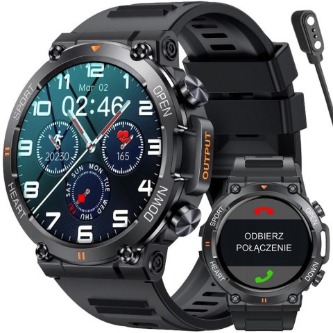 SMARTWATCH MĘSKI Rubicon RNCE95 - WYKONYWANIE POŁĄCZEŃ, PULSOKSYMETR (sr040a) SMARTWATCH MĘSKI Rubicon RNCE95 - WYKONYWANIE POŁĄCZEŃ, PULSOKSYMETR (sr040a)