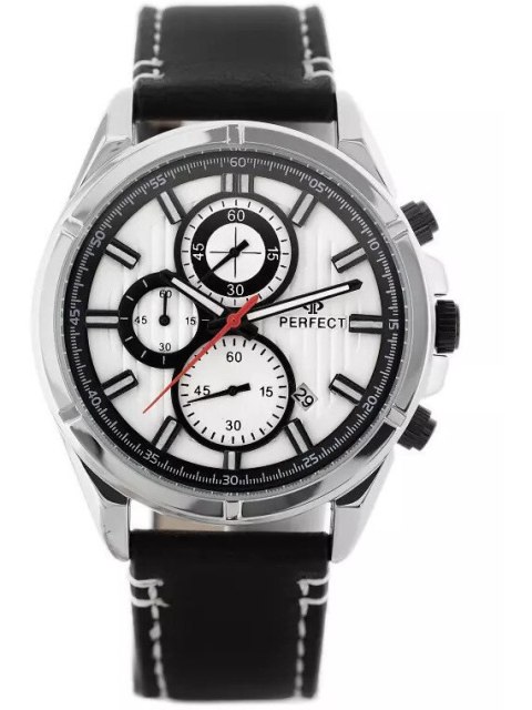 ZEGAREK MĘSKI PERFECT CH03L - CHRONOGRAF (zp352e) + BOX ZEGAREK MĘSKI PERFECT CH03L - CHRONOGRAF (zp352e) + BOX