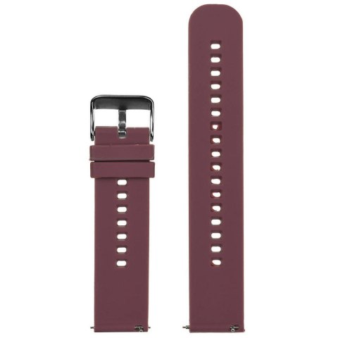 Pasek gumowy do zegarka U27 - fioletowy/czarny - 22mm Pasek gumowy do zegarka U27 - fioletowy/czarny - 22mm