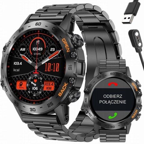 SMARTWATCH MĘSKI GRAVITY GT9-2 - WYKONYWANIE POŁĄCZEŃ, CIŚNIENIOMIERZ (sg021b) SMARTWATCH MĘSKI GRAVITY GT9-2 - WYKONYWANIE POŁĄCZEŃ, CIŚNIENIOMIERZ (sg021b)