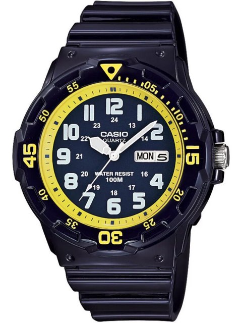 ZEGAREK MĘSKI CASIO MRW-200HC-2BVDF 10 Bar (zd174a) + BOX ZEGAREK MĘSKI CASIO MRW-200HC-2BVDF 10 Bar (zd174a) + BOX