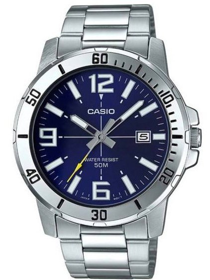 ZEGAREK MĘSKI CASIO MTP-VD01D-2B (zd175a) + BOX ZEGAREK MĘSKI CASIO MTP-VD01D-2B (zd175a) + BOX