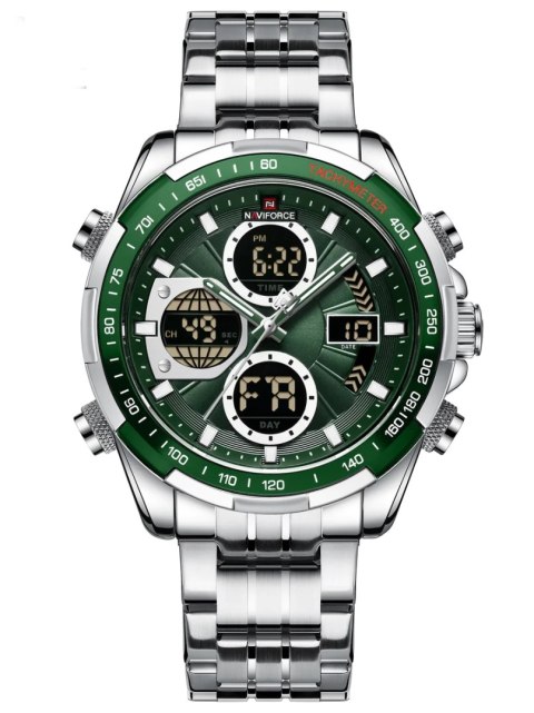 ZEGAREK MĘSKI NAVIFORCE NF9197S S/S/GN + BOX ZEGAREK MĘSKI NAVIFORCE NF9197S S/S/GN + BOX