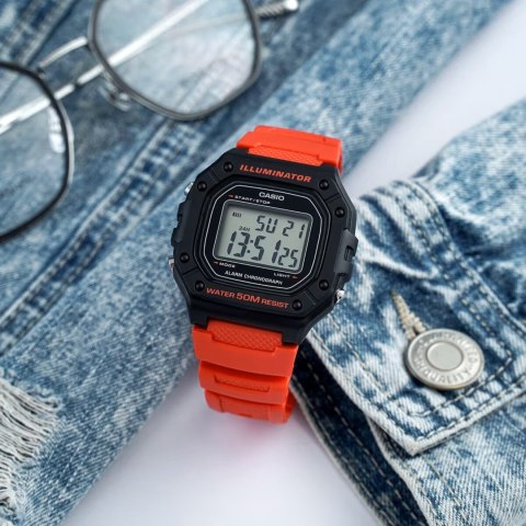 ZEGAREK MĘSKI CASIO W-218H-4B + BOX ZEGAREK MĘSKI CASIO W-218H-4B + BOX