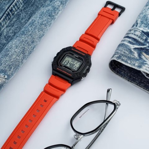 ZEGAREK MĘSKI CASIO W-218H-4B + BOX ZEGAREK MĘSKI CASIO W-218H-4B + BOX