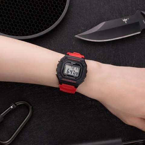 ZEGAREK MĘSKI CASIO W-218H-4B + BOX ZEGAREK MĘSKI CASIO W-218H-4B + BOX