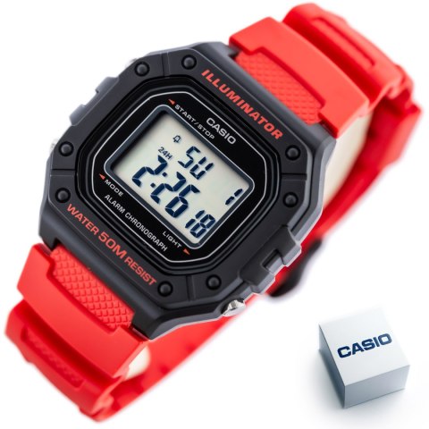 ZEGAREK MĘSKI CASIO W-218H-4B + BOX ZEGAREK MĘSKI CASIO W-218H-4B + BOX