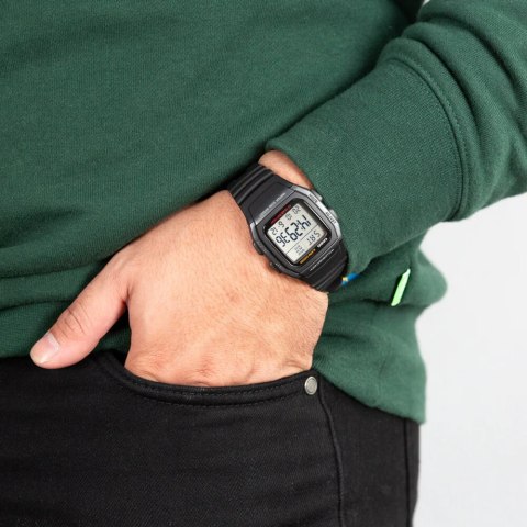 ZEGAREK MĘSKI CASIO W-96H-1B + BOX ZEGAREK MĘSKI CASIO W-96H-1B + BOX