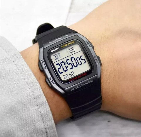 ZEGAREK MĘSKI CASIO W-96H-1B + BOX ZEGAREK MĘSKI CASIO W-96H-1B + BOX