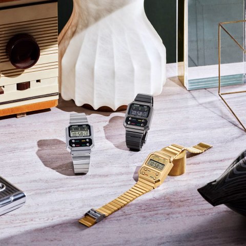 Zegarek Casio Retro Vintage A100WEG-9AEF (zd640e) Zegarek Casio Retro Vintage A100WEG-9AEF (zd640e)