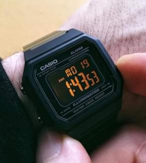 ZEGAREK MĘSKI CASIO VINTAGE B650WB-1B + BOX ZEGAREK MĘSKI CASIO VINTAGE B650WB-1B + BOX