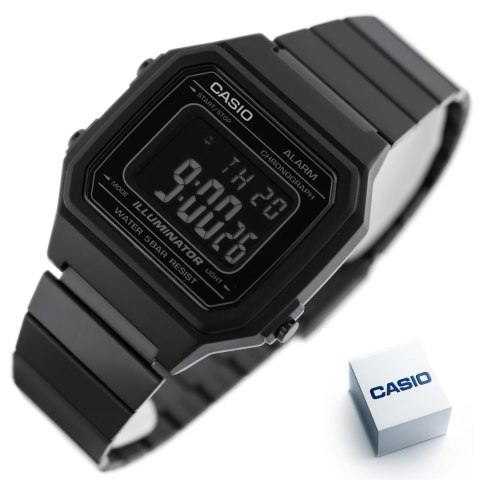 ZEGAREK MĘSKI CASIO VINTAGE B650WB-1B + BOX ZEGAREK MĘSKI CASIO VINTAGE B650WB-1B + BOX