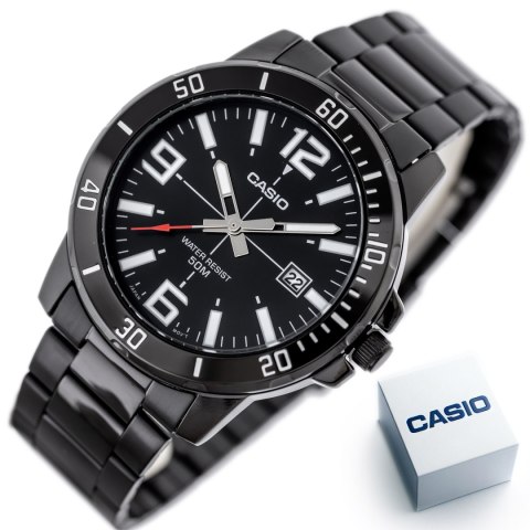 ZEGAREK MĘSKI CASIO MTP-VD01B-1B (zd169e) + BOX ZEGAREK MĘSKI CASIO MTP-VD01B-1B (zd169e) + BOX
