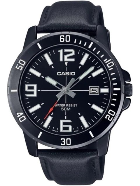 ZEGAREK MĘSKI CASIO MTP-VD01BL-1B (zd169d) + BOX ZEGAREK MĘSKI CASIO MTP-VD01BL-1B (zd169d) + BOX