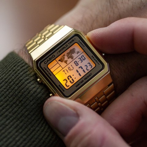 ZEGAREK MĘSKI CASIO VINTAGE A500WGA-9DF (zd158d) + BOX ZEGAREK MĘSKI CASIO VINTAGE A500WGA-9DF (zd158d) + BOX