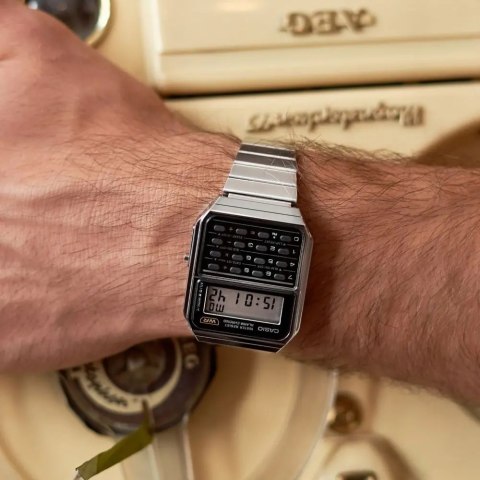 ZEGAREK MĘSKI CASIO VINTAGE CA-500WE-1A (zd148f) + BOX ZEGAREK MĘSKI CASIO VINTAGE CA-500WE-1A (zd148f) + BOX