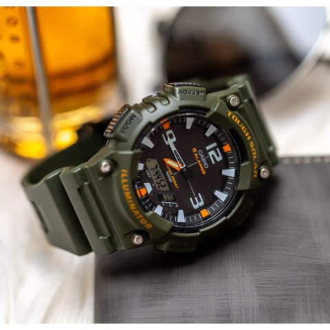 ZEGAREK MĘSKI CASIO AQ-S810W-3AV (zd044k) - SOLAR POWERED + BOX ZEGAREK MĘSKI CASIO AQ-S810W-3AV (zd044k) - SOLAR POWERED + BOX