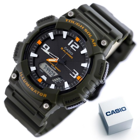 ZEGAREK MĘSKI CASIO AQ-S810W-3AV (zd044k) - SOLAR POWERED + BOX ZEGAREK MĘSKI CASIO AQ-S810W-3AV (zd044k) - SOLAR POWERED + BOX