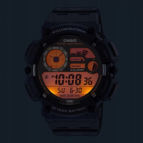 ZEGAREK MĘSKI CASIO Digital Moonphase WS-1500H-5B + BOX ZEGAREK MĘSKI CASIO Digital Moonphase WS-1500H-5B + BOX
