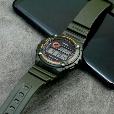 Zegarek Męski Casio W-216H-3B + BOX Zegarek Męski Casio W-216H-3B + BOX