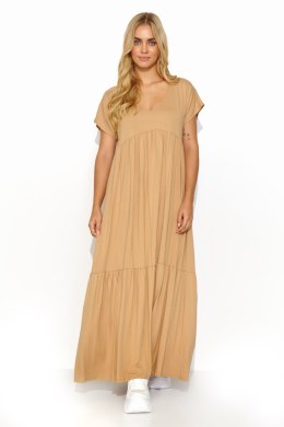 Sukienka Model M828 Beige - Makadamia Hurtownia odzieży on-line, moda damska, bielizna i obuwie dla kobiet - Matterhorn.pl