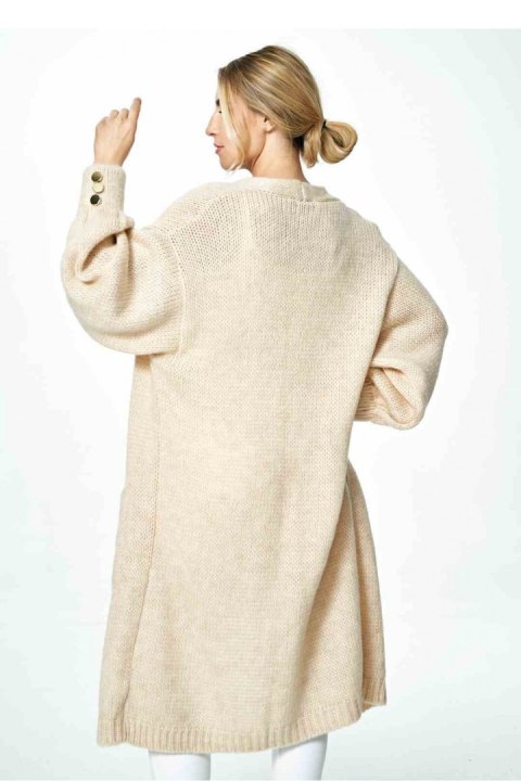 Sweter Kardigan Model M889 Beige - Figl Sweter Kardigan Model M889 Beige - Figl