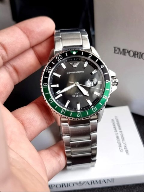 Emporio Armani ZEGAREK MĘSKI EMPORIO ARMANI AR11589 - Diver GMT (zi112a) Emporio Armani ZEGAREK MĘSKI EMPORIO ARMANI AR11589 - Diver GMT (zi112a)