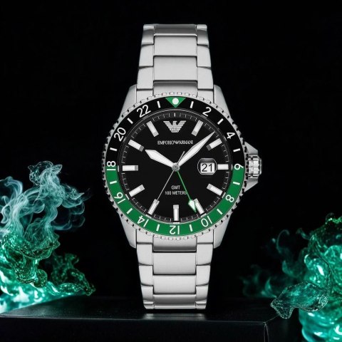 Emporio Armani ZEGAREK MĘSKI EMPORIO ARMANI AR11589 - Diver GMT (zi112a) Emporio Armani ZEGAREK MĘSKI EMPORIO ARMANI AR11589 - Diver GMT (zi112a)