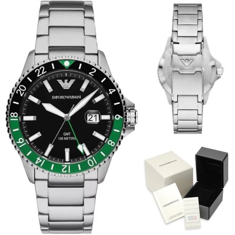 Emporio Armani ZEGAREK MĘSKI EMPORIO ARMANI AR11589 - Diver GMT (zi112a) Emporio Armani ZEGAREK MĘSKI EMPORIO ARMANI AR11589 - Diver GMT (zi112a)