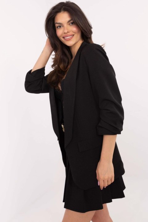 Marynarka Model DHJ-MA-2766-1.15 Black - Italy Moda Marynarka Model DHJ-MA-2766-1.15 Black - Italy Moda