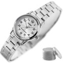Casio ZEGAREK DAMSKI CASIO LTP-V001D-7BUDF (zd589a) + BOX