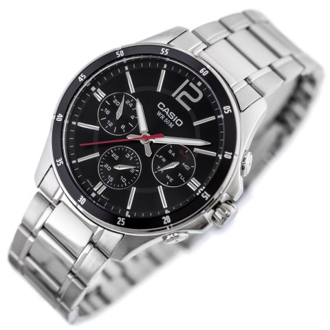 Casio ZEGAREK MĘSKI CASIO MTP-1374D 1AV (zd063b) + BOX Casio ZEGAREK MĘSKI CASIO MTP-1374D 1AV (zd063b) + BOX