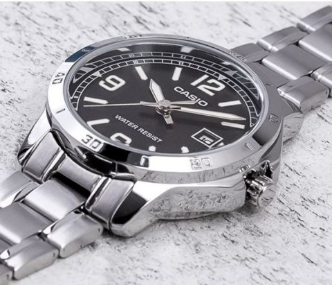 Casio ZEGAREK MĘSKI CASIO MTP-V004D-1B2 (zd047f) + BOX Casio ZEGAREK MĘSKI CASIO MTP-V004D-1B2 (zd047f) + BOX