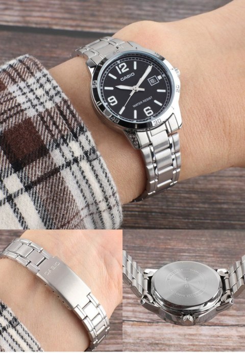Casio ZEGAREK MĘSKI CASIO MTP-V004D-1B2 (zd047f) + BOX Casio ZEGAREK MĘSKI CASIO MTP-V004D-1B2 (zd047f) + BOX