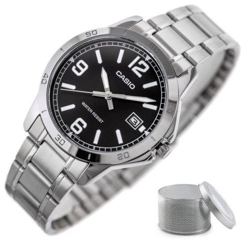Casio ZEGAREK MĘSKI CASIO MTP-V004D-1B2 (zd047f) + BOX Casio ZEGAREK MĘSKI CASIO MTP-V004D-1B2 (zd047f) + BOX
