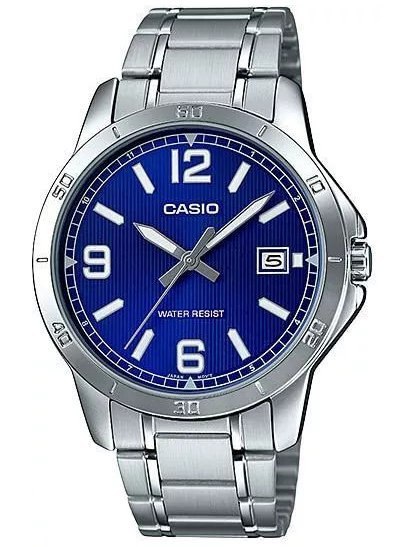 Casio ZEGAREK MĘSKI CASIO MTP-V004D-2B (zd047g) + BOX Casio ZEGAREK MĘSKI CASIO MTP-V004D-2B (zd047g) + BOX