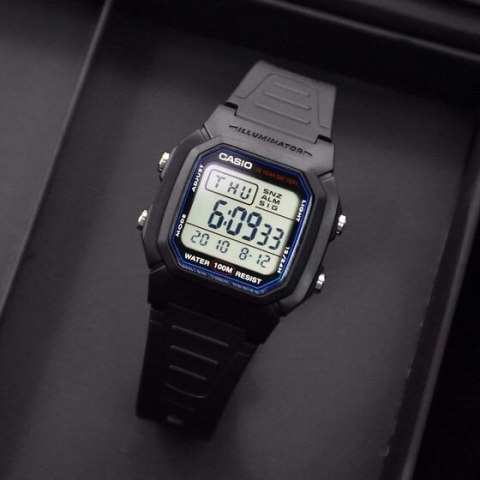 Casio ZEGAREK MĘSKI CASIO W-800H-1A (zd100a) - KLASYKA + BOX Casio ZEGAREK MĘSKI CASIO W-800H-1A (zd100a) - KLASYKA + BOX