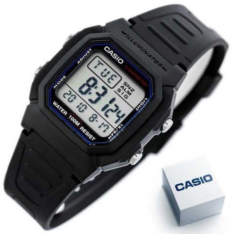 Casio ZEGAREK MĘSKI CASIO W-800H-1A (zd100a) - KLASYKA + BOX Casio ZEGAREK MĘSKI CASIO W-800H-1A (zd100a) - KLASYKA + BOX