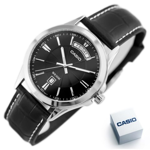 Casio Zegarek Męski Casio Collection MTP-1381L-1A (zd076e) + BOX Casio Zegarek Męski Casio Collection MTP-1381L-1A (zd076e) + BOX