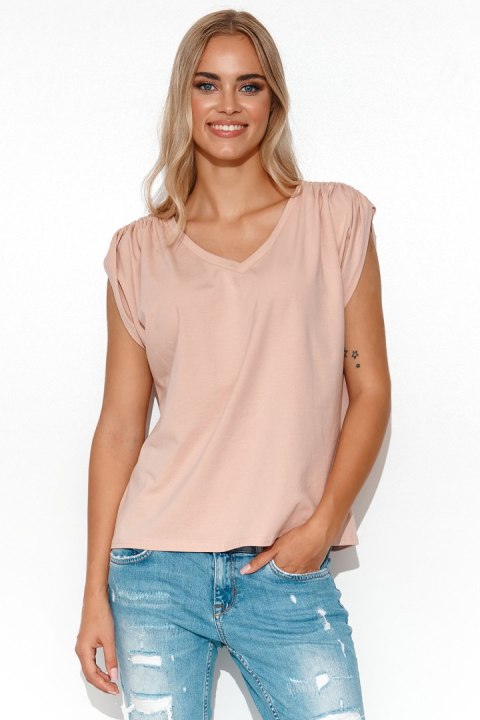 Bluzka Model M774 Powder Pink - Makadamia Bluzka Model M774 Powder Pink - Makadamia