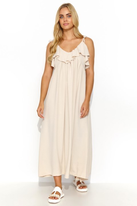 Sukienka Model M834 Light Beige - Makadamia Sukienka Model M834 Light Beige - Makadamia