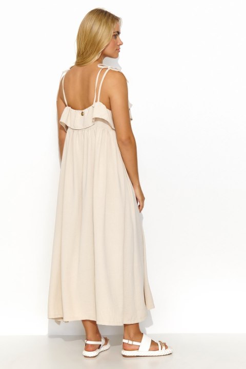 Sukienka Model M834 Light Beige - Makadamia Sukienka Model M834 Light Beige - Makadamia