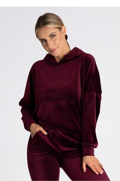 Bluza Damska Model M969 Bordo - Figl Bluza Damska Model M969 Bordo - Figl