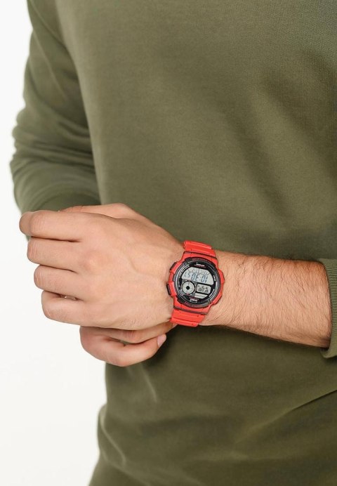 Casio ZEGAREK MĘSKI CASIO AE-1000W 4AV (zd073c) - WORLD TIME + BOX Casio ZEGAREK MĘSKI CASIO AE-1000W 4AV (zd073c) - WORLD TIME + BOX