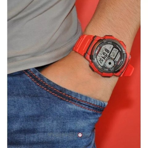 Casio ZEGAREK MĘSKI CASIO AE-1000W 4AV (zd073c) - WORLD TIME + BOX Casio ZEGAREK MĘSKI CASIO AE-1000W 4AV (zd073c) - WORLD TIME + BOX